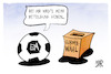 Cartoon: EM vs. Europawahl (small) by Kostas Koufogiorgos tagged karikatur,koufogiorgos,em,europawahl,fußball