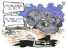 Cartoon: EnBW-Deal (small) by Kostas Koufogiorgos tagged mappus,enbw,maden,wuerttemberg,energiekonzern,justiz,karikatur,koufogiorgos