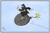 Cartoon: EU-Waffen beim IS (small) by Kostas Koufogiorgos tagged karikatur,koufogiorgos,illustration,cartoon,eu,is,waffen,bombe,islamismus,terrorismus,waffenexporte,europa