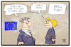 Cartoon: EU-Flüchtlingspolitik (small) by Kostas Koufogiorgos tagged karikatur,koufogiorgos,illustration,cartoon,eu,quote,flüchtlinge,flüchtlingspolitik,donald,tusk,trump,asylpolitik