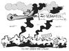Cartoon: Eurohawks nach Syrien (small) by Kostas Koufogiorgos tagged eurohawk,syrien,drohne,waffen,embargo,bundeswehr,karikatur,koufogiorgos