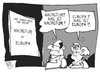 Cartoon: Europas Wirtschaft (small) by Kostas Koufogiorgos tagged merkel,hollande,wachstum,europa,wirtschaft,paris,frankreich,deutschland,karikatur,koufogiorgos