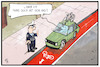 Cartoon: Fahrrad-Schnellwege (small) by Kostas Koufogiorgos tagged karikatur,koufogiorgos,illustration,cartoon,fahrrad,schnellweg,fahrradweg,auto,polizei,verkehr