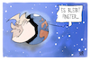 Cartoon: Finsternis (small) by Kostas Koufogiorgos tagged karikatur,koufogiorgos,finsternis,trump,schatten,erde
