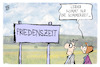 Cartoon: Friedenszeit-Sommerzeit (small) by Kostas Koufogiorgos tagged karikatur,koufogiorgos,sommerzeit,friedenszeit