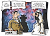 Cartoon: Fußball-WM in Katar (small) by Kostas Koufogiorgos tagged homosexualität,fussball,katar,wm,fifa,schwul,weltmeisterschaft,sport,karikatur,koufogiorgos