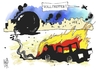 Cartoon: Gaza (small) by Kostas Koufogiorgos tagged israel,gaza,hamas,bombe,angriff,krieg,karikatur,kostas,koufogiorgos