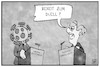 Cartoon: Generaldebatte (small) by Kostas Koufogiorgos tagged karikatur,koufogiorgos,illustration,cartoon,generaldebatte,corona,duell,merkel,pandemie,rede,bundestag,aussprache