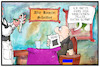 Cartoon: Gerhard Schröder (small) by Kostas Koufogiorgos tagged karikatur,koufogiorgos,illustration,cartoon,schroeder,sanktionen,putin,lobbyist,ukraine,kanzlei,altkanzler,bestellung,kelllner,gast