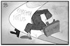 Cartoon: Geschwächte Wirtschaft (small) by Kostas Koufogiorgos tagged karikatur,koufogiorgos,illustration,cartoon,wirtschaft,corona,mundschutz,krankheit