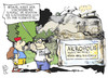 Cartoon: Griechenland spart (small) by Kostas Koufogiorgos tagged ert,griechenland,akropolis,parthenon,fernsehen,sparmaßnahmen,krise,wirtschaft,medien,pressefreiheit,karikatur,koufogiorgos