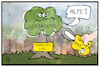 Cartoon: Hambacher Forst (small) by Kostas Koufogiorgos tagged karikatur,koufogiorgos,illustration,cartoon,hambacher,forst,rwe,baum,rodung,energiewende,kohle,ausstieg,umweltschutz