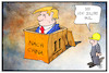 Cartoon: Handelsstreit (small) by Kostas Koufogiorgos tagged karikatur koufogiorgos illustration cartoon china usa trump zoll strafzoll zollfrei versand paket wirtschaft transport rxport importhandelskrieg handelsstreit