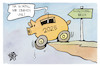 Cartoon: Haushalt (small) by Kostas Koufogiorgos tagged karikatur,koufogiorgos,haushalt,sparschwein,einigung,abgrund