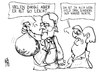 Cartoon: Hilfe für Griechenland (small) by Kostas Koufogiorgos tagged griechenland,merkel,samaras,hilfe,geld,worte,eu,europa,gipfel,euro,schulden,krise,karikatur,kostas,koufogiorgos