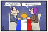 Cartoon: Hollande (small) by Kostas Koufogiorgos tagged karikatur,koufogiorgos,illustration,cartoon,hollande,frankreich,präsident,wahrsagerin,hellseherin,glaskugel,zukunft,kandidat