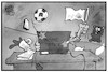 Cartoon: Im Homeoffice (small) by Kostas Koufogiorgos tagged karikatur,koufogiorgos,illustration,cartoon,homeoffice,kapitualtion,stress,familie,arbeit,heimarbeit,quarantäne,telearbeit,chaos