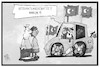 Cartoon: Integrationsdebatte (small) by Kostas Koufogiorgos tagged karikatur,koufogiorgos,illustration,cartoon,integration,debatte,tuerkei,deutschland,fahne,flagge,patriotismus