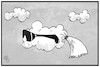 Cartoon: Karl Lagerfeld (small) by Kostas Koufogiorgos tagged karikatur,koufogiorgos,illustration,cartoon,karl,lagerfeld,wolke,himmel,designer,chanel,paradies,mode