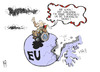 Cartoon: Karlspreis (small) by Kostas Koufogiorgos tagged karlspreis,aachen,schäuble,europa,einheit,griechenland,euro,schulden,krise,karikatur,kostas,koufogiorgos