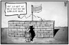 Cartoon: Katalonien (small) by Kostas Koufogiorgos tagged karikatur,koufogiorgos,illustration,cartoon,katalonien,katalane,mauer,abspaltung,symbol,trennung,separatismus,politik,spanien