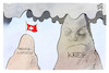 Cartoon: Kein Frieden in Sicht (small) by Kostas Koufogiorgos tagged karikatur,koufogiorgos,friedenskonferenz,schweiz,friedenstaube,berg,rauch,krieg,ukraine