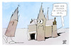 Cartoon: Kirchenaustritte (small) by Kostas Koufogiorgos tagged karikatur,koufogiorgos,kirche,dom,köln,kirchenaustritt