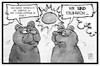 Cartoon: Klimakonferenz (small) by Kostas Koufogiorgos tagged karikatur,koufogiorgos,illustration,cartoon,klima,konferenz,eisbär,braunbär,wetter,erderwärmung,co2,hitze,umwelt