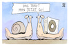 Cartoon: Klimapläne (small) by Kostas Koufogiorgos tagged karikatur,koufogiorgos,spd,schnecke,klima,klimaplan,klimaanlage