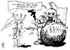 Cartoon: Krieg und Waffenruhe (small) by Kostas Koufogiorgos tagged hamas,waffenruhe,krieg,konflikt,nahost,unterhaltung,narr,karikatur,kostas,koufogiorgos