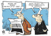 Cartoon: Länderfinanzausgleich (small) by Kostas Koufogiorgos tagged länderfinanzausgleich,bayern,hessen,michel,geld,bank,konto,föderalismus,karikatur,kostas,koufogiorgos
