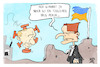 Cartoon: Lauterbach in der Ukraine (small) by Kostas Koufogiorgos tagged karikatur,koufogiorgos,lauterbach,virus,putin,krieg,ukraine