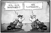 Cartoon: Lokführer- und Pilotenstreik (small) by Kostas Koufogiorgos tagged karikatur,koufogiorgos,illustration,cartoon,streik,tarifstreit,arbeitskampf,lokführer,piloten,passagier,fahrgast,geisel,verkehr,tourismus,politik