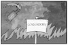 Cartoon: Londonderry (small) by Kostas Koufogiorgos tagged karikatur,koufogiorgos,illustration,cartoon,londonberry,brexit,irland,nordirland,konflikt,brandsatz,terrorismus,feuer