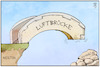 Cartoon: Luftbrücke (small) by Kostas Koufogiorgos tagged karikatur,koufogiorgos,illustration,cartoon,luftbrücke,afghanistan,trümmer,deutschland,evakuierung