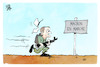 Cartoon: Macron en marche (small) by Kostas Koufogiorgos tagged karikatur,koufogiorgos,macron,frankreich,marche,bodentruppen,soldat,krieg,ukraine