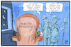 Cartoon: Markus Söder (small) by Kostas Koufogiorgos tagged karikatur,koufogiorgos,illustration,cartoon,bayern,soeder,ministerpräsident,stuhl,putzkolonne,amt,sessel,politik,csu