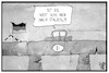 Cartoon: Marode Brücken (small) by Kostas Koufogiorgos tagged karikatur,koufogiorgos,illustration,cartoon,brücke,einsturz,genua,autobahn,italien,deutschland,infrastruktur,strasse