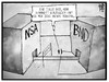 Cartoon: Maut für Spione (small) by Kostas Koufogiorgos tagged karikatur,koufogiorgos,cartoon,illustration,maut,spion,spionage,dobrindt,verkehr,bnd,nsa,usa,deutschland,geheimdienst,politik,strasse