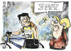 Cartoon: McAllister (small) by Kostas Koufogiorgos tagged mcallister,merkel,doping,wahl,landtag,niedersachsen,karikatur,kostas,koufogiorgos
