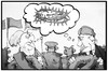 Cartoon: Merkel und Putin (small) by Kostas Koufogiorgos tagged karikatur,koufogiorgos,illustration,cartoon,merkel,putin,kranz,dornenkrone,russland,gedenken,weltkrieg