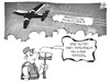 Cartoon: Mindestlohn (small) by Kostas Koufogiorgos tagged karikatur,koufogiorgos,illustration,cartoon,mindestlohn,geld,lohn,gehalt,piloten,flugzeug,arbeit,streik,niedriglohn,politik