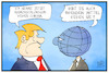 Cartoon: Mittel gegen Trump (small) by Kostas Koufogiorgos tagged karikatur,koufogiorgos,illustration,cartoon,trump,hydroxychloroquin,malaria,welt,erde,medikament,corona,prophylaxe