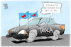 Cartoon: Musk und die AfD (small) by Kostas Koufogiorgos tagged karikatur,koufogiorgos,afd,tesla,elektroauto