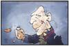 Cartoon: Mythos Varoufakis (small) by Kostas Koufogiorgos tagged karikatur,koufogiorgos,illustration,cartoon,griechenland,varoufakis,rücktritt,bröckeln,finger,geste,politik