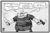 Cartoon: Nationalismus (small) by Kostas Koufogiorgos tagged karikatur,koufogiorgos,illustration,cartoon,nationalismus,attentat,reker,cox,köln,oberbürgermeisterin,uk,labour,grossbritannien