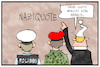 Cartoon: Neonazi-Quote (small) by Kostas Koufogiorgos tagged karikatur,koufogiorgos,illustration,cartoon,neonazi,quote,deutschland,beruf,michel,polizei,bundeswehr