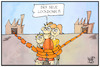 Cartoon: Neuer Lockdown (small) by Kostas Koufogiorgos tagged karikatur,koufogiorgos,illustration,cartoon,lockdown,toennies,fleischfabrik,corona,rwert,covid19