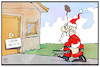Cartoon: Nikolaustag (small) by Kostas Koufogiorgos tagged karikatur,koufogiorgos,illustration,cartoon,nikolaustag,rute,corona,diktatur,querdenker,nikolaus
