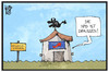 Cartoon: NPD  und AfD (small) by Kostas Koufogiorgos tagged karikatur,koufogiorgos,illustration,cartoon,mecklenburg,vorpommern,afd,npd,partei,haus,wetterhahn,landtag,wahl,landtagswahl,politik